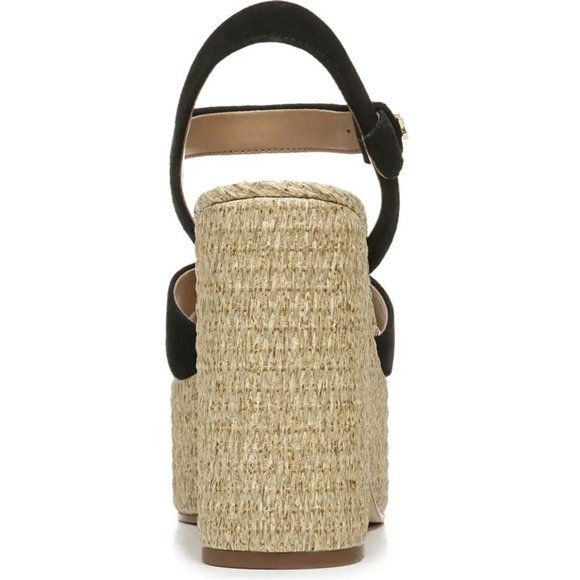 🆕️ NEW Trianna Espadrille Platform Sandal SAM EDELMAN 7.5 and 9.5 in Black - Picture 7 of 12